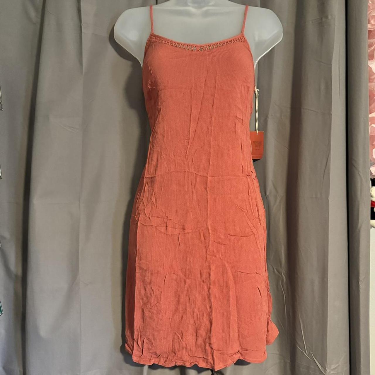 Mossimo coral summer sundress retails for. Depop