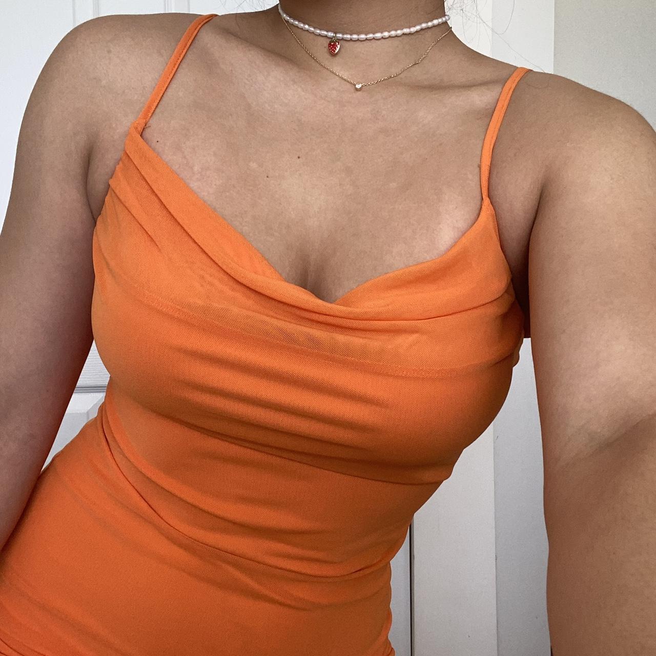 Orange dress hotsell forever 21