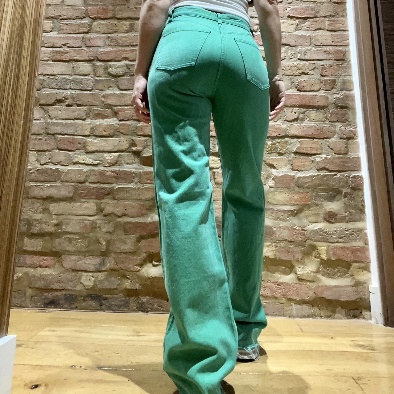 zara-women-s-green-jeans-depop