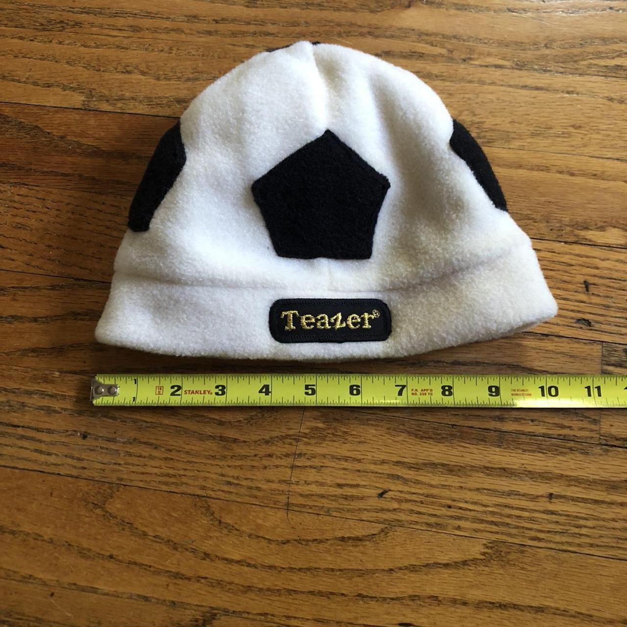 Soccer Ball Beanie Hat, size kids large, in like new... Depop