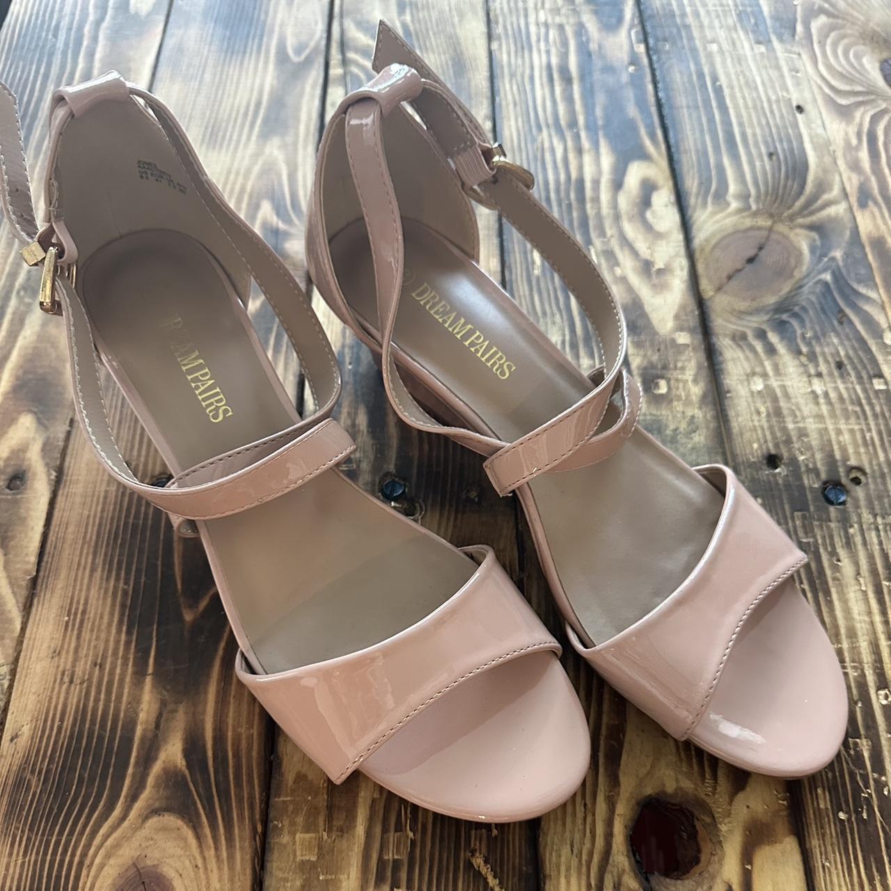 Dusty rose colored shops heels