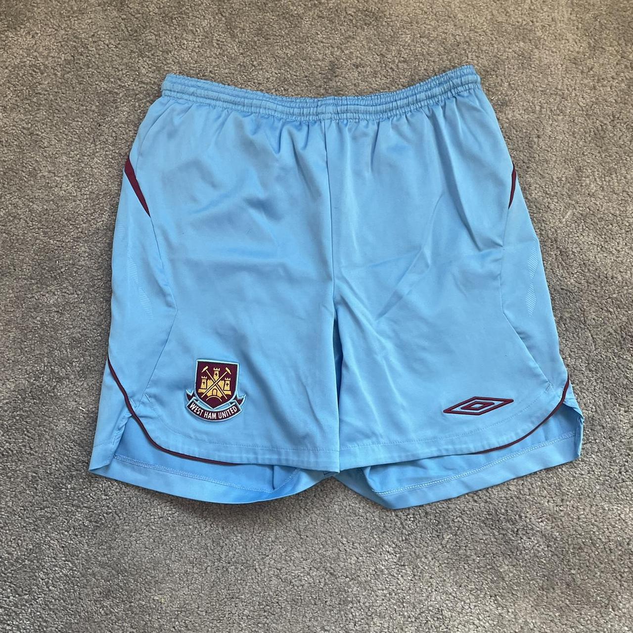 West ham United umbro away football shorts Depop