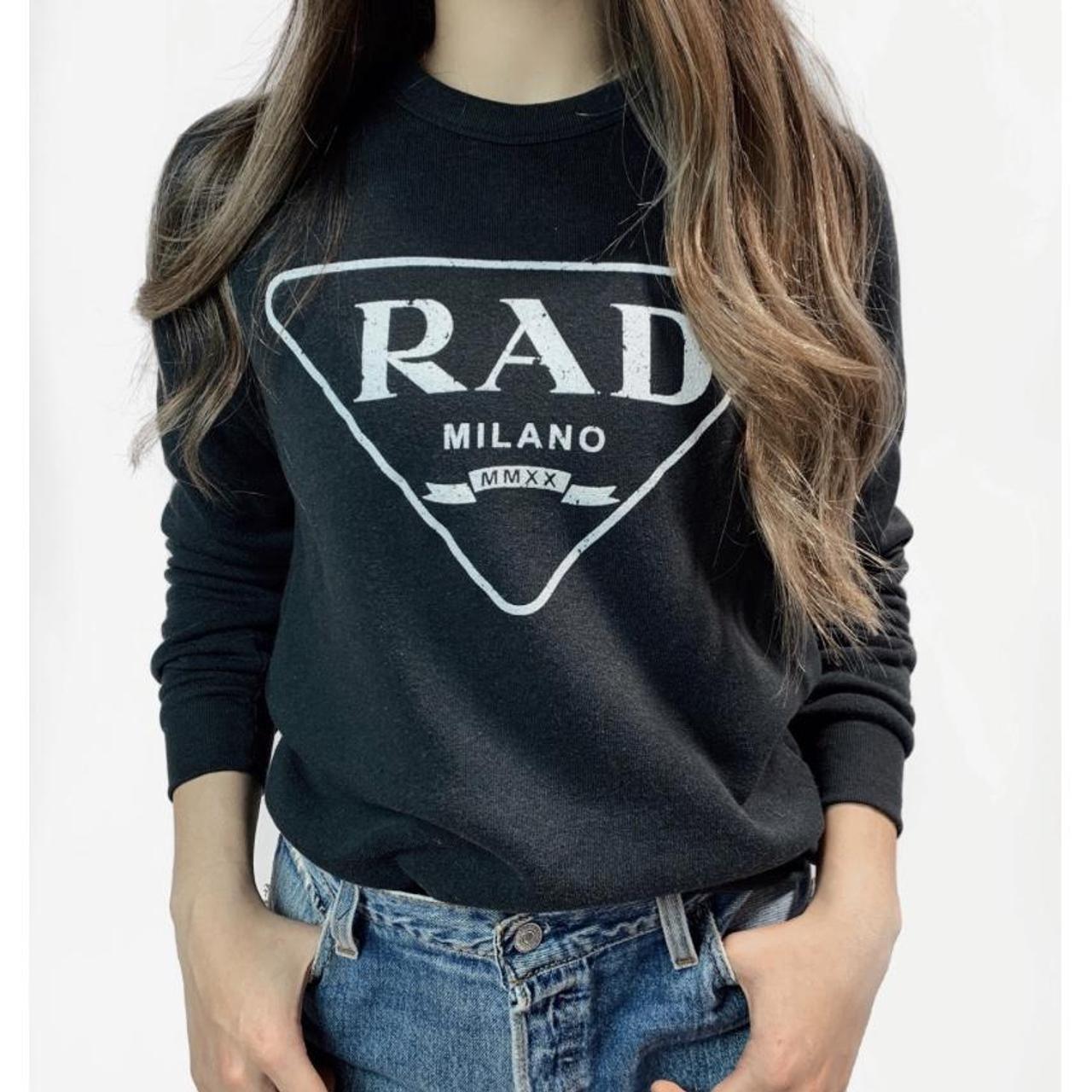 Rad best sale prada sweatshirt