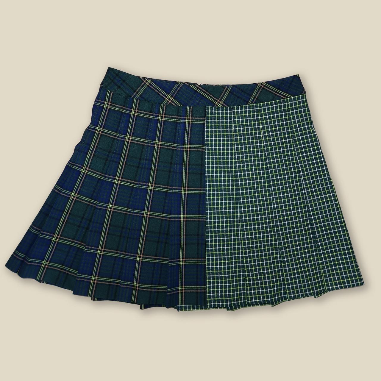 Plaid skirt outlet depop