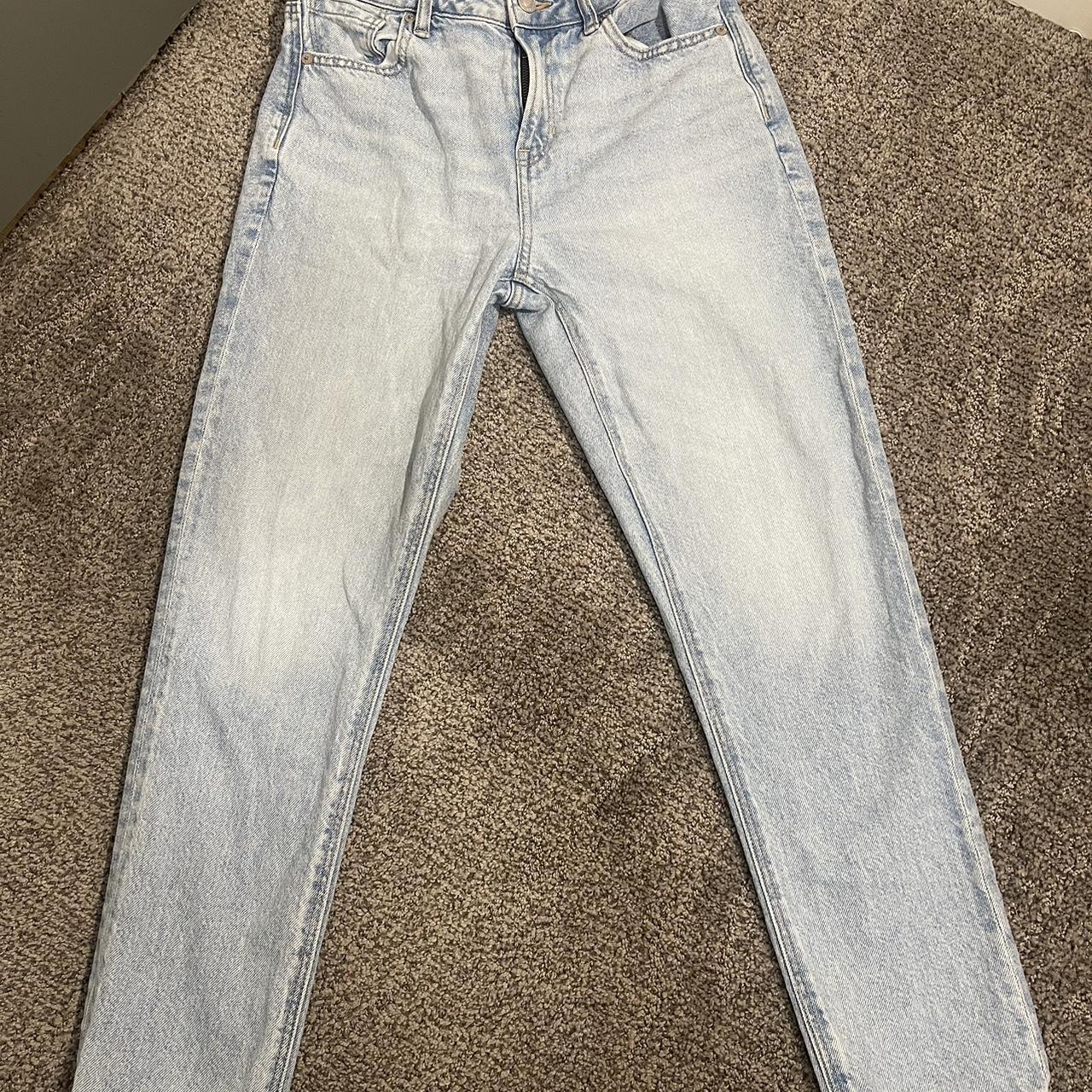 American Eagle Light Blue Jeans 2 Short Depop