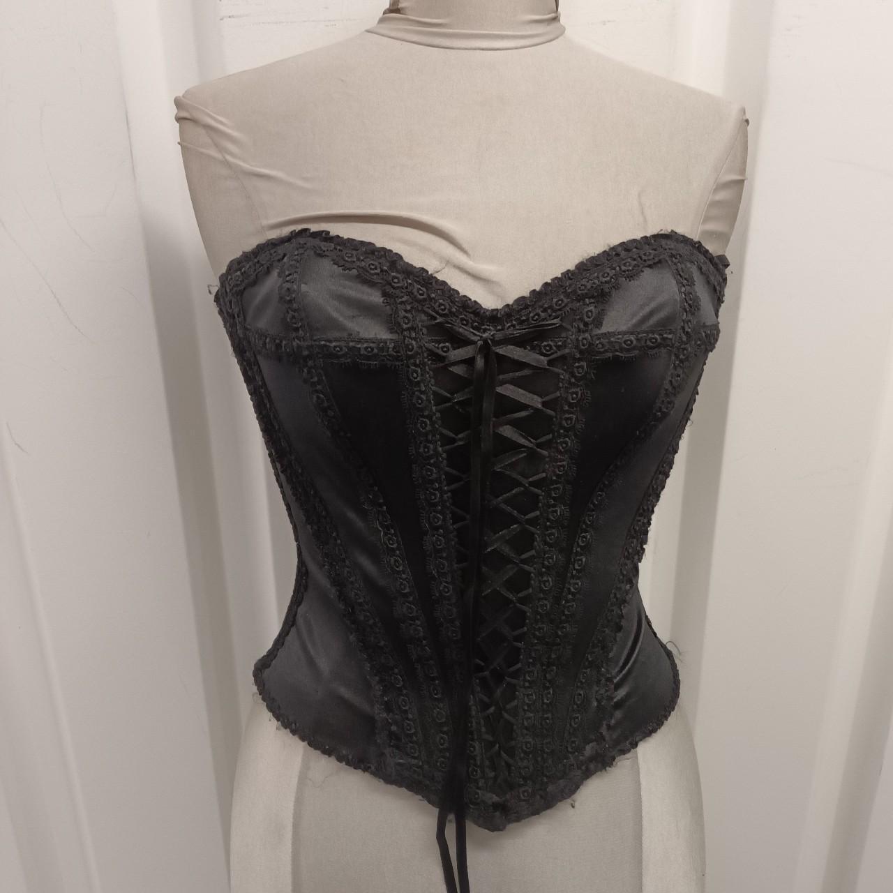 Women's Black Corset | Depop