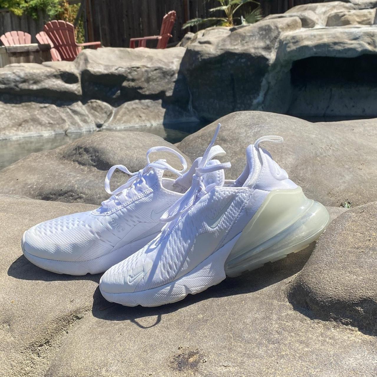 Air max 270 triple white cheap womens size 9