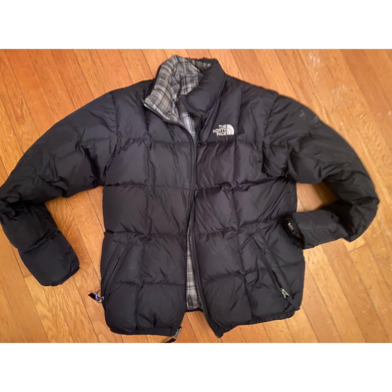 The North Face Puffer 600 Fill Nuptse Reversible... - Depop