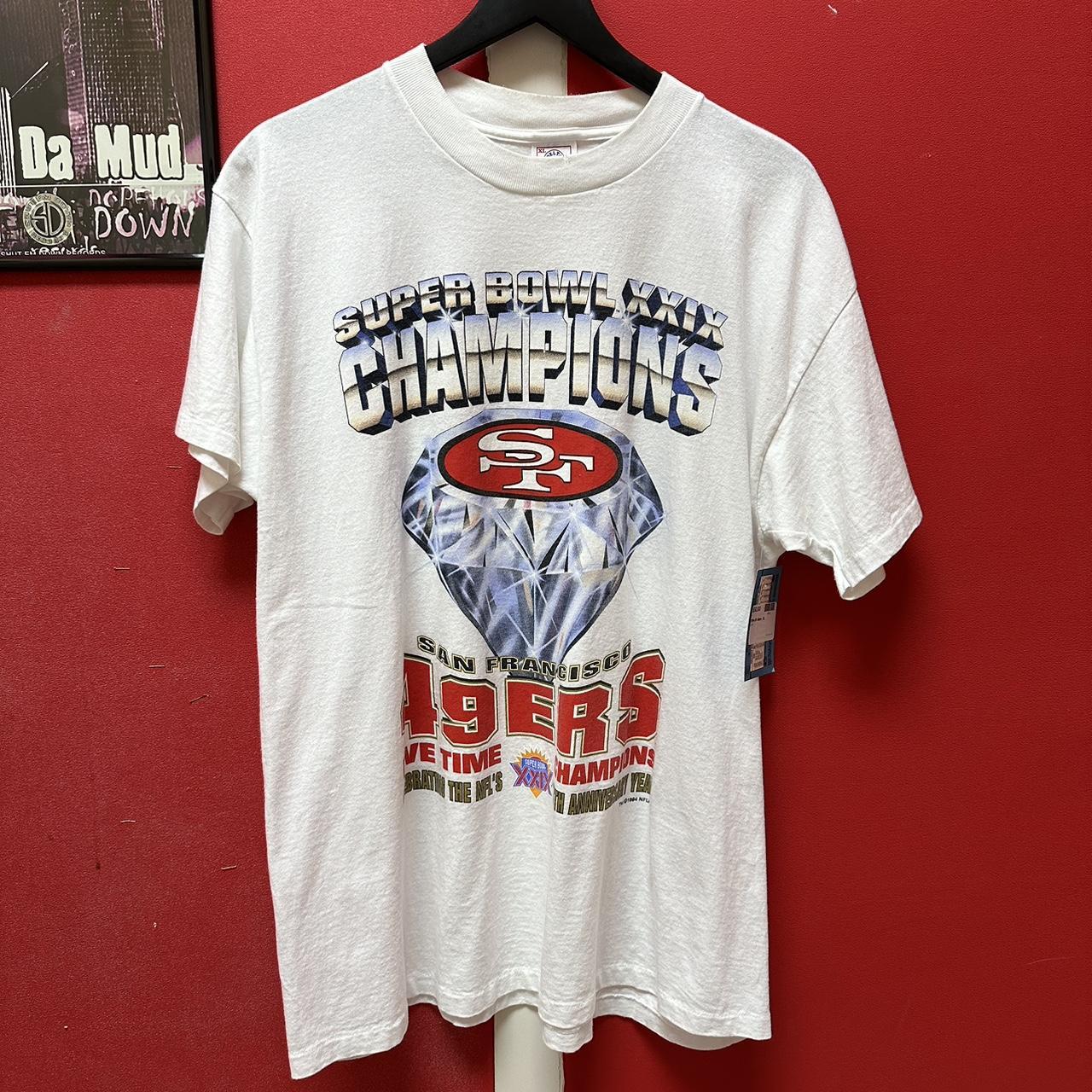 Vintage 1994 Starter NFL San Francisco 49ers Super Bowl XXIX Champions T  Shirt