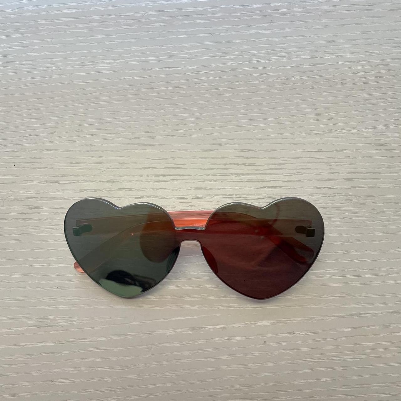 SHEIN SUNGLASSES Good heart shaped sunglasses... Depop