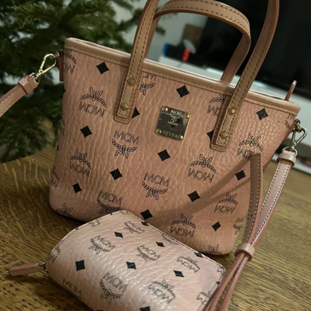 Mcm handbags cheap pink