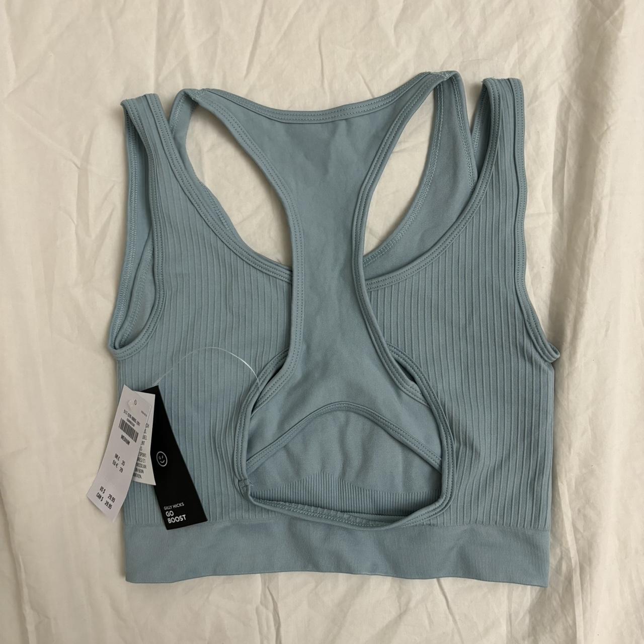Gilly Hicks Sports Bra SMALL Hollister Heather Gray Racerback Lined  Athletic Gym - $11 - From Christine