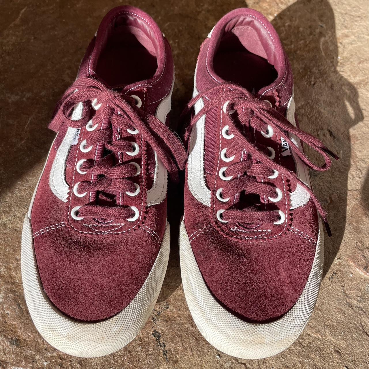 Cute maroon clearance vans