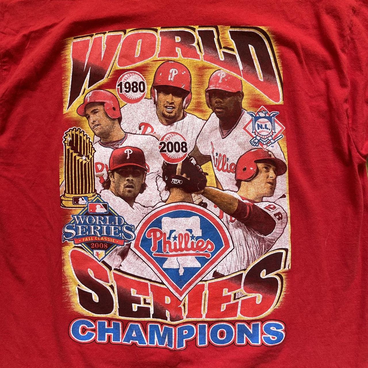 Vintage Philadelphia Phillies 2008 World Series - Depop