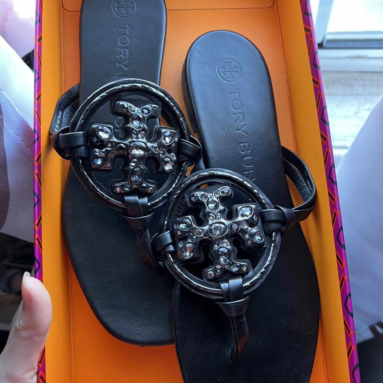  Tory Burch Women's Jeweled Miller Sandals | Flip-Flops