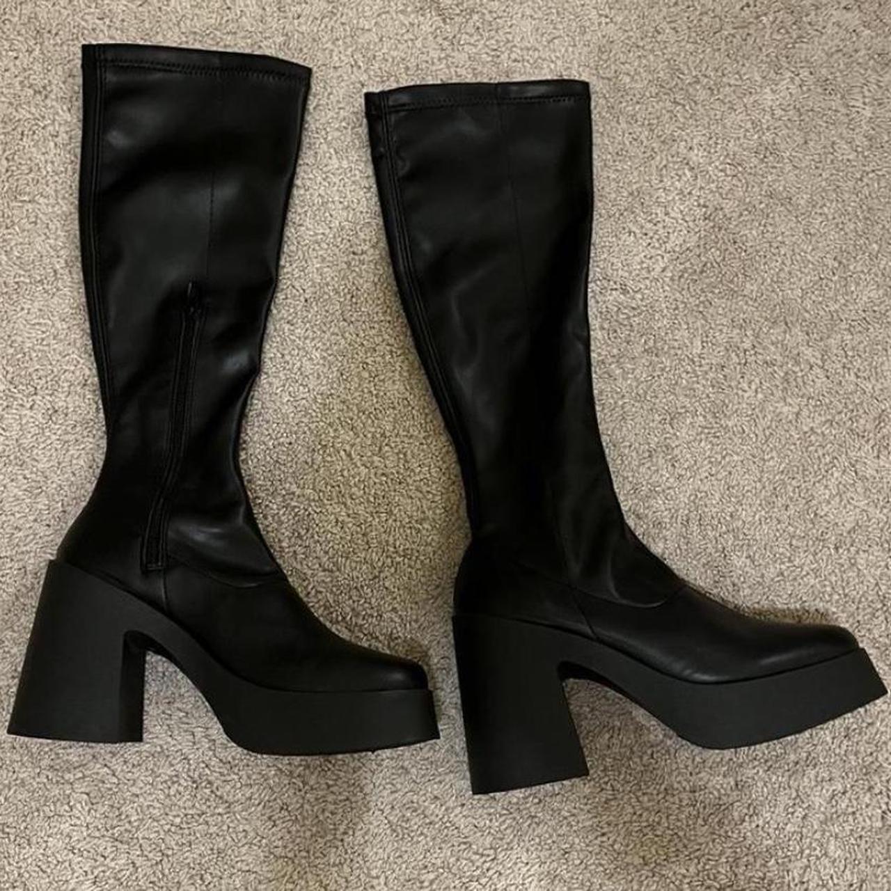 Jeffrey Campbell Women's Black Boots | Depop