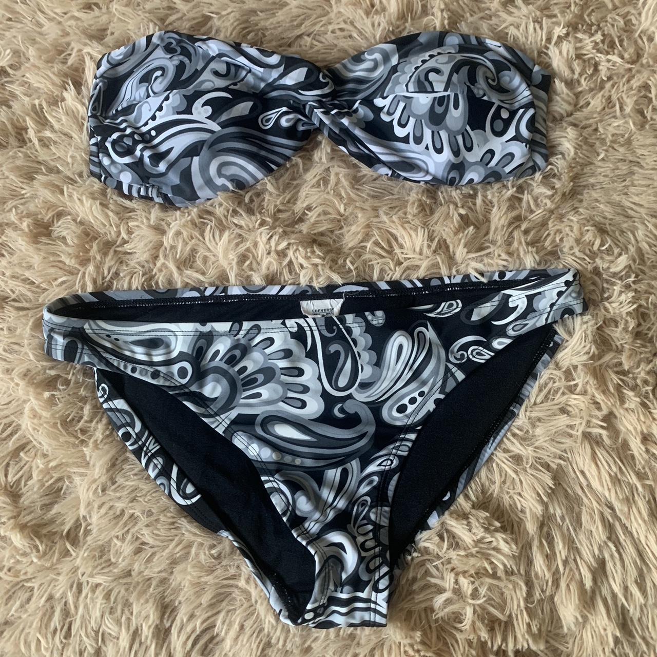 vintage converse bikini! so cute too small on me! - Depop