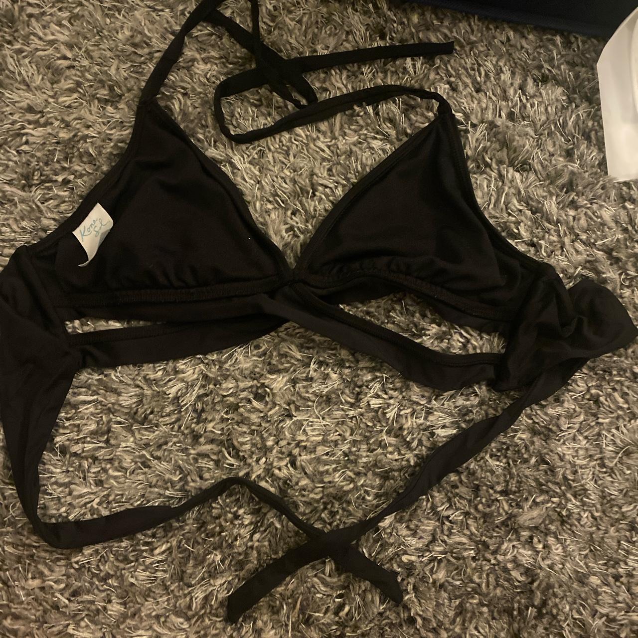 Women S Black Bikini And Tankini Tops Depop