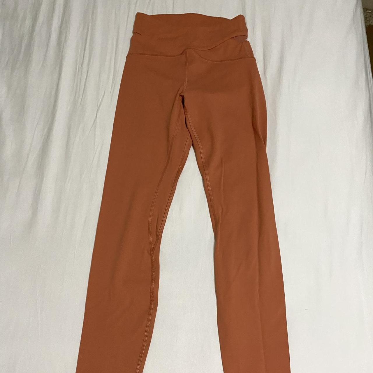 Lululemon leggings burnt orange - Depop