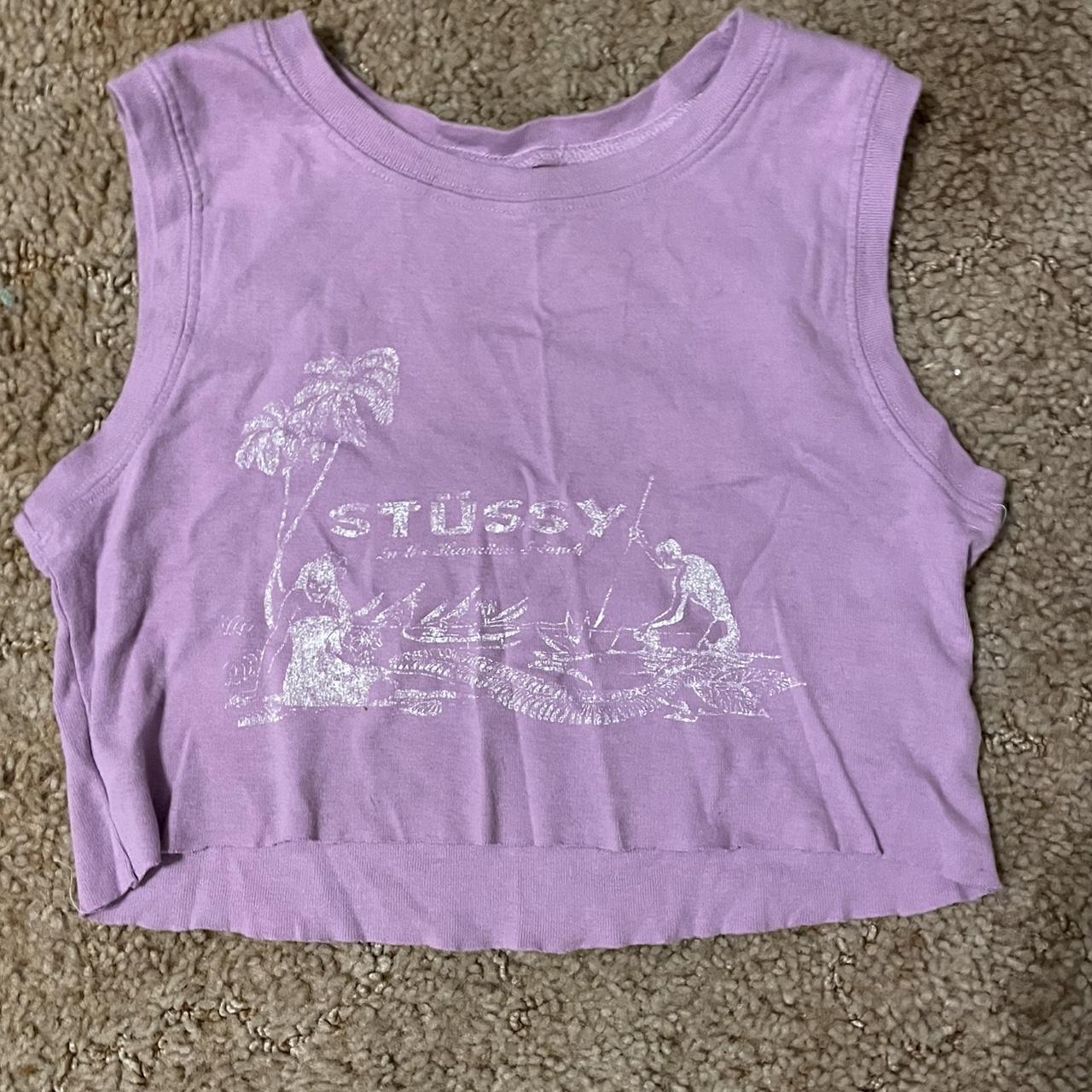 トップス Stussy crop tshirt s-l400.jpg