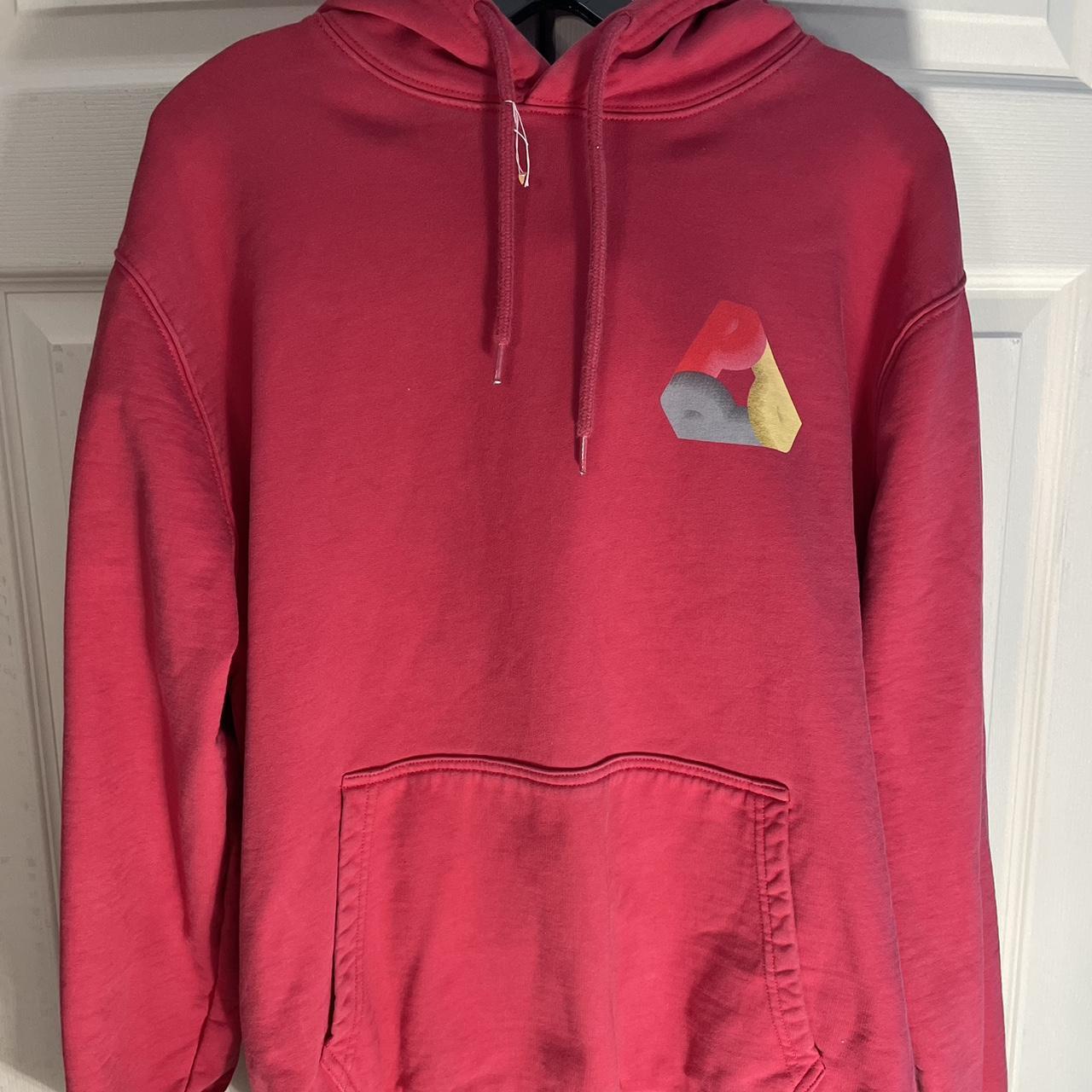 Red best sale palace hoodie