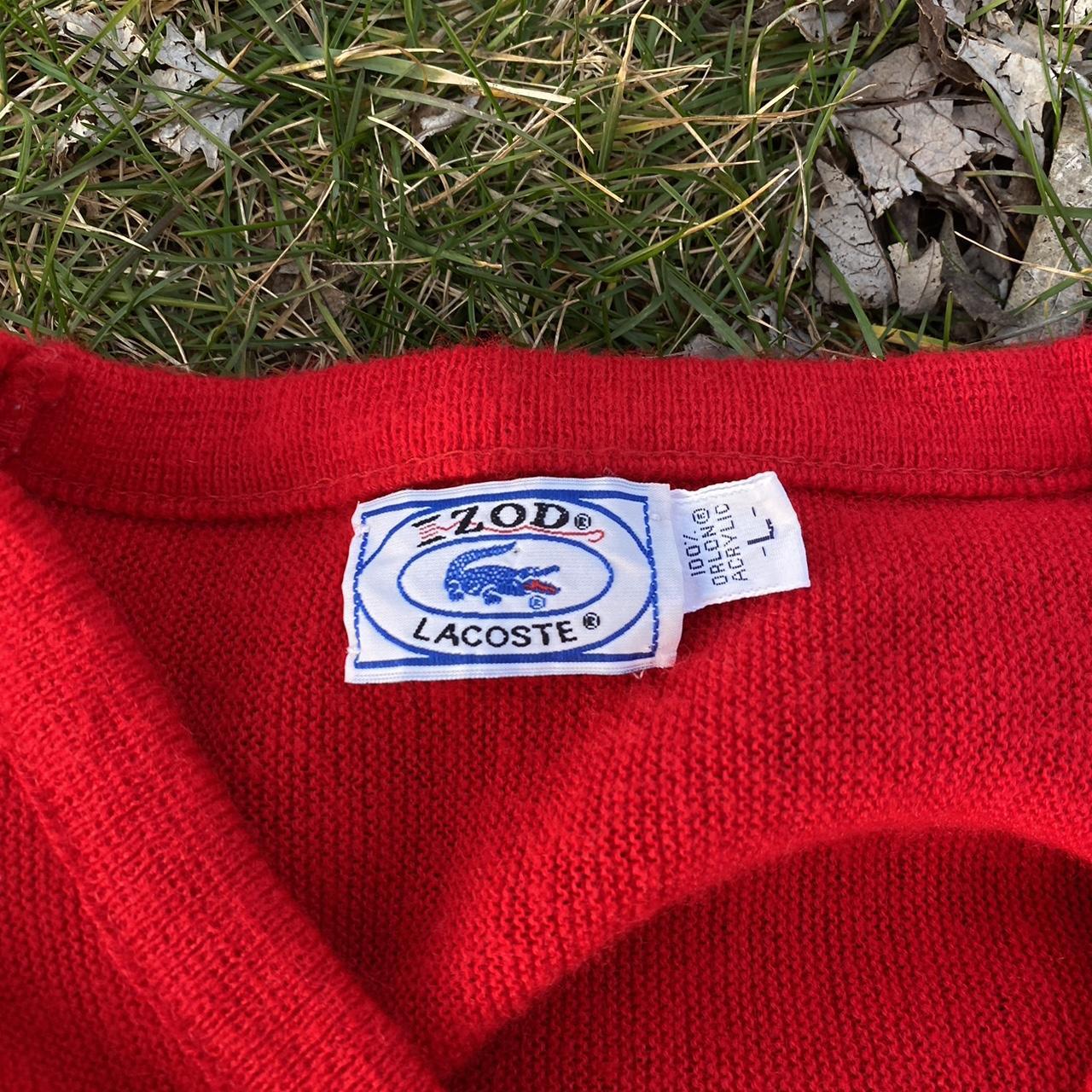 Lacoste Men's Red Jumper (2)