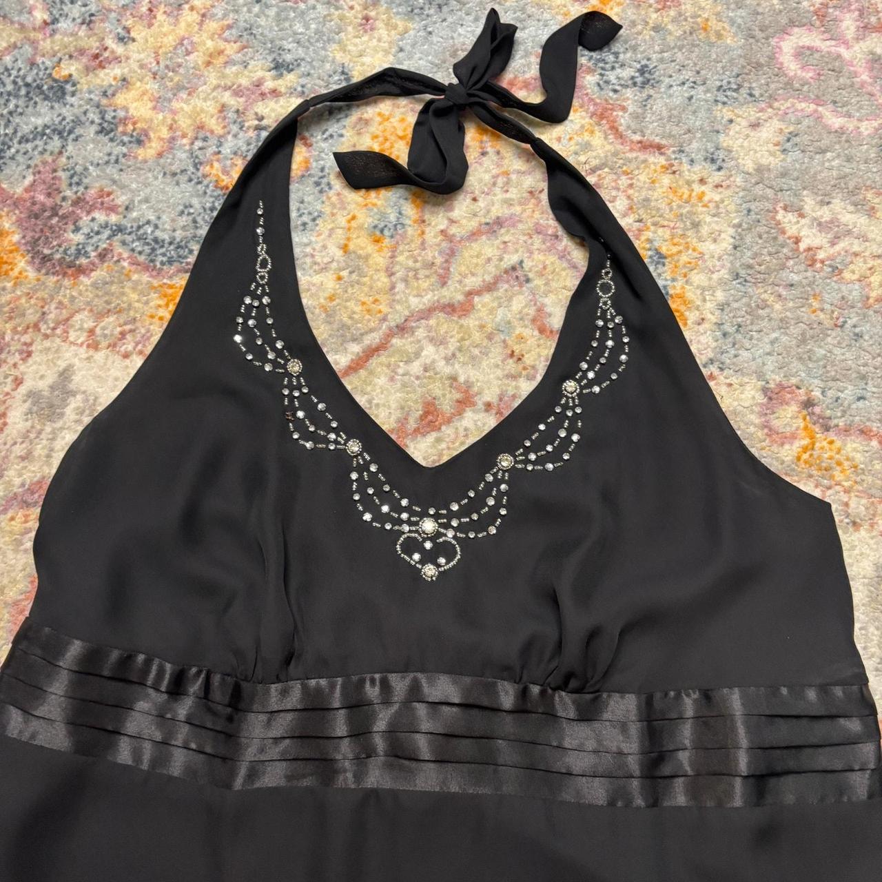 Lane Bryant Women's Blouse Black/Silver 18 – Vintage Y2K black