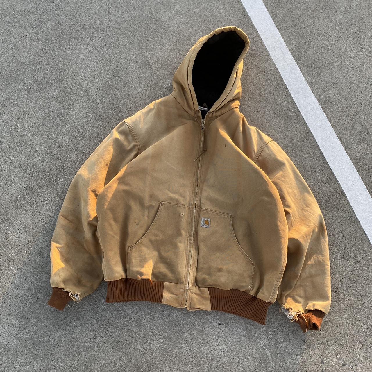 Carhartt Men's Tan Jacket | Depop