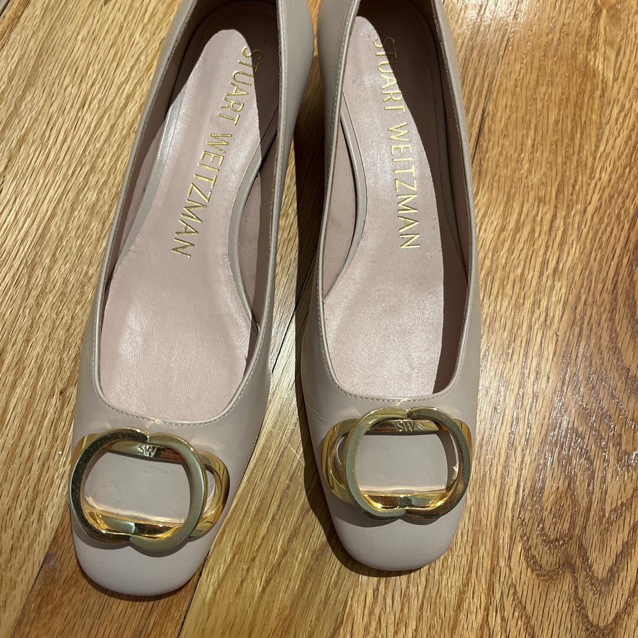 stuart weitzman tan heels