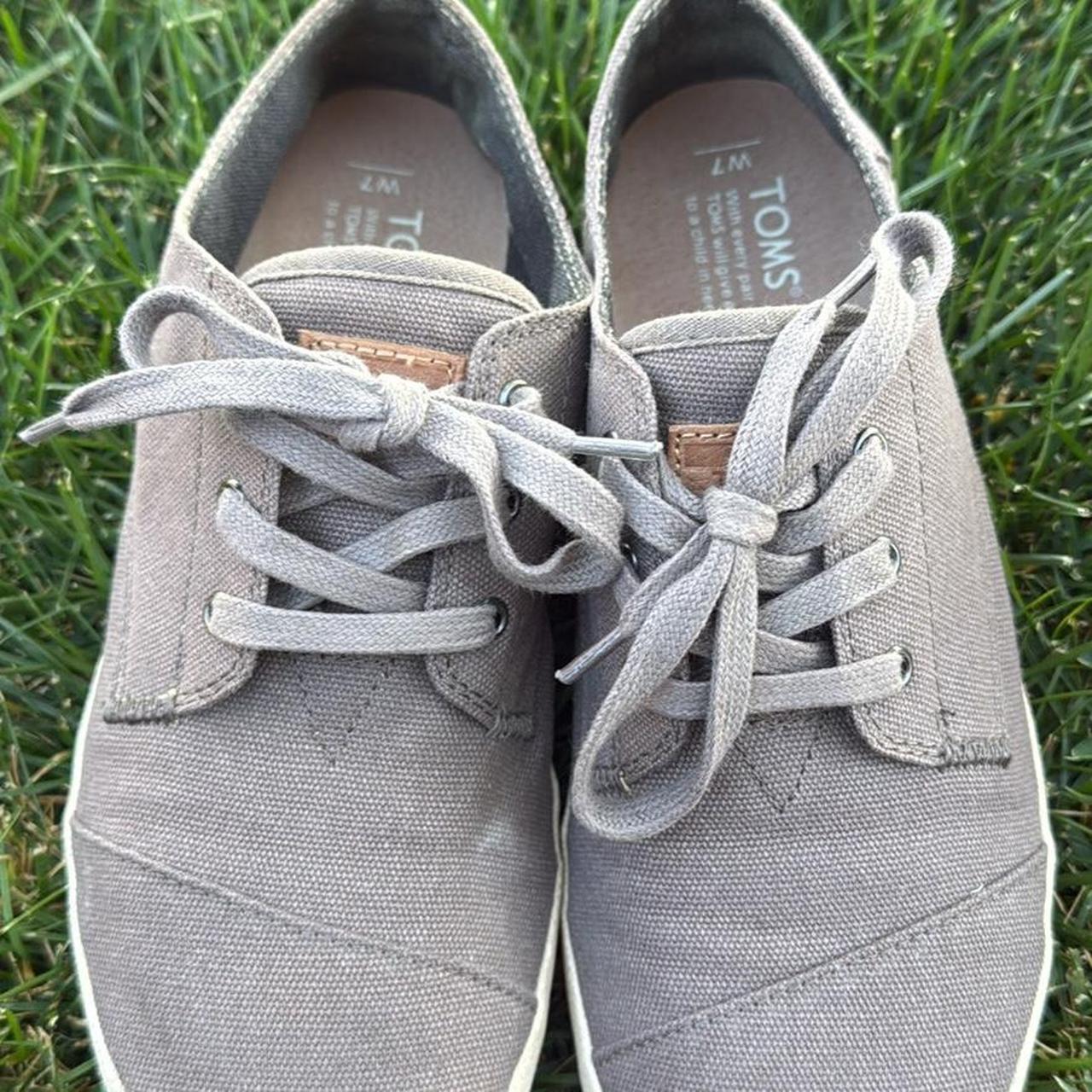 HOT Grey Toms Slip On Sneakers Womens TOMS Women's