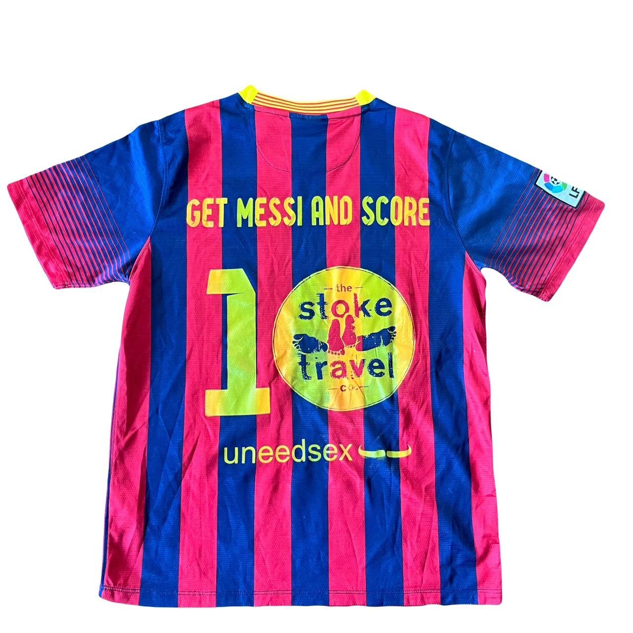 Barcelona 14/15 Messi Jersey Size: XL Pre-owned - Depop