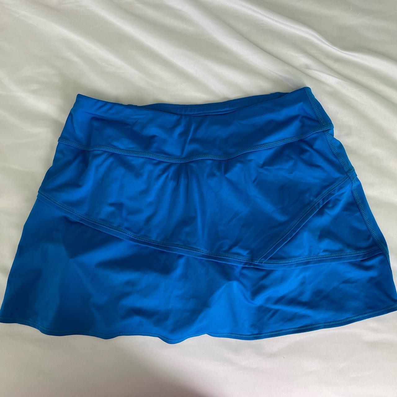 Athleta tennis skirt in color bright paradise blue.... - Depop