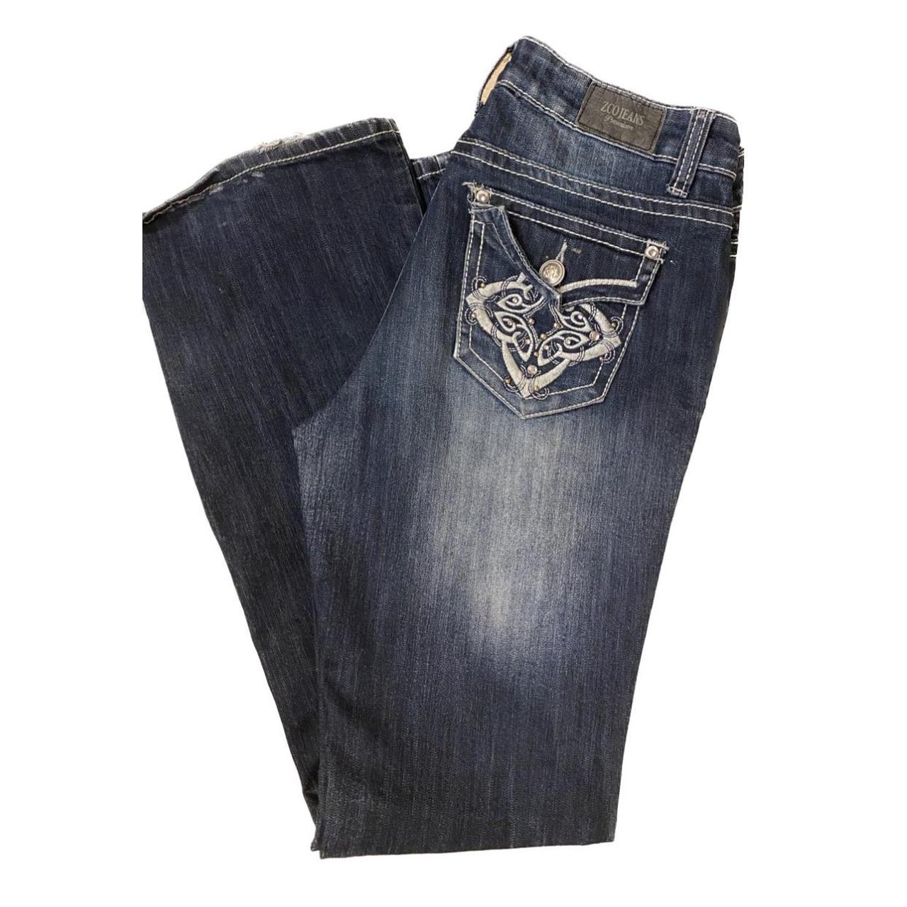 ZCO Jeans premium miss me style denim flare jeans... - Depop