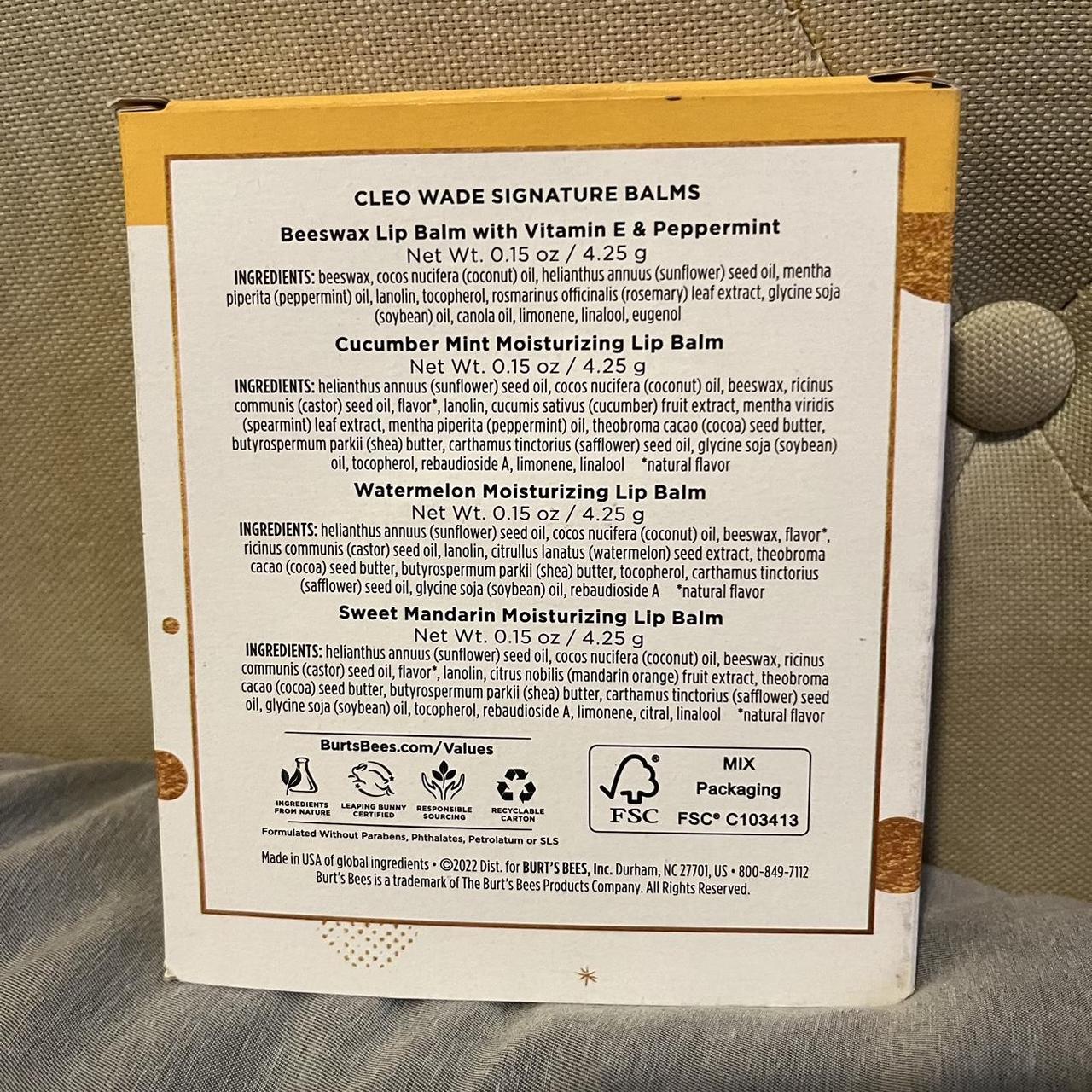 Cleo Wade Signature Burt’s Bees Lipbalms Never... Depop