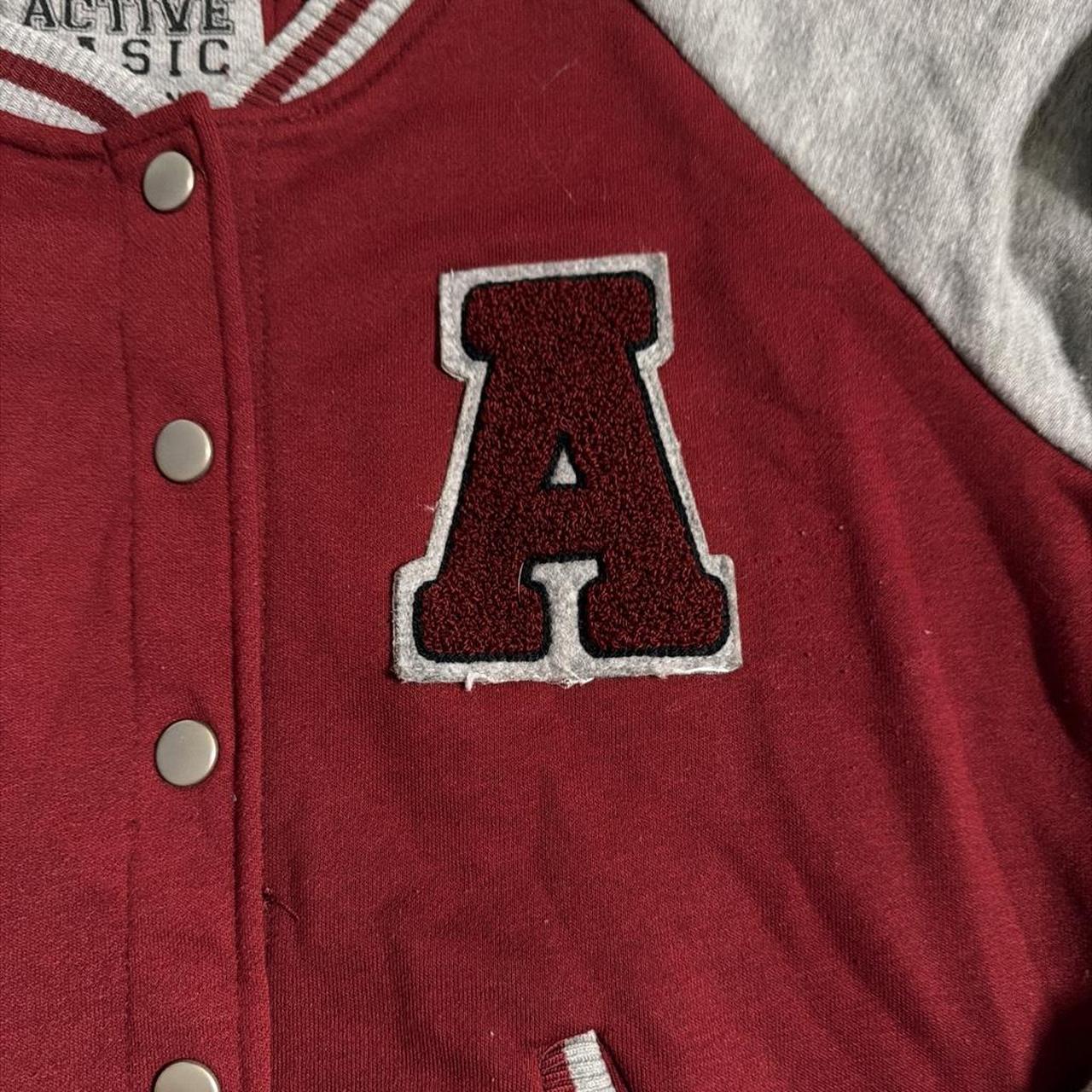 Active basics women's red and grey jacket