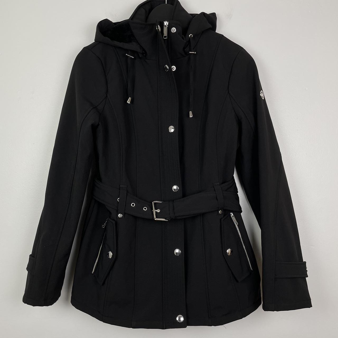 Michael michael deals kors hooded raincoat