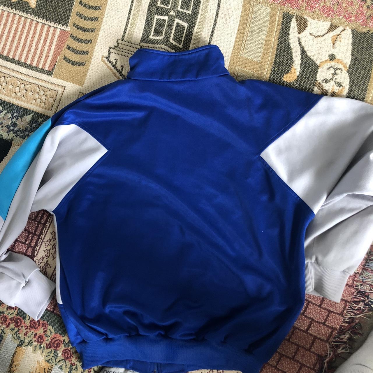 Pony Men's Blue and White Jacket (3)