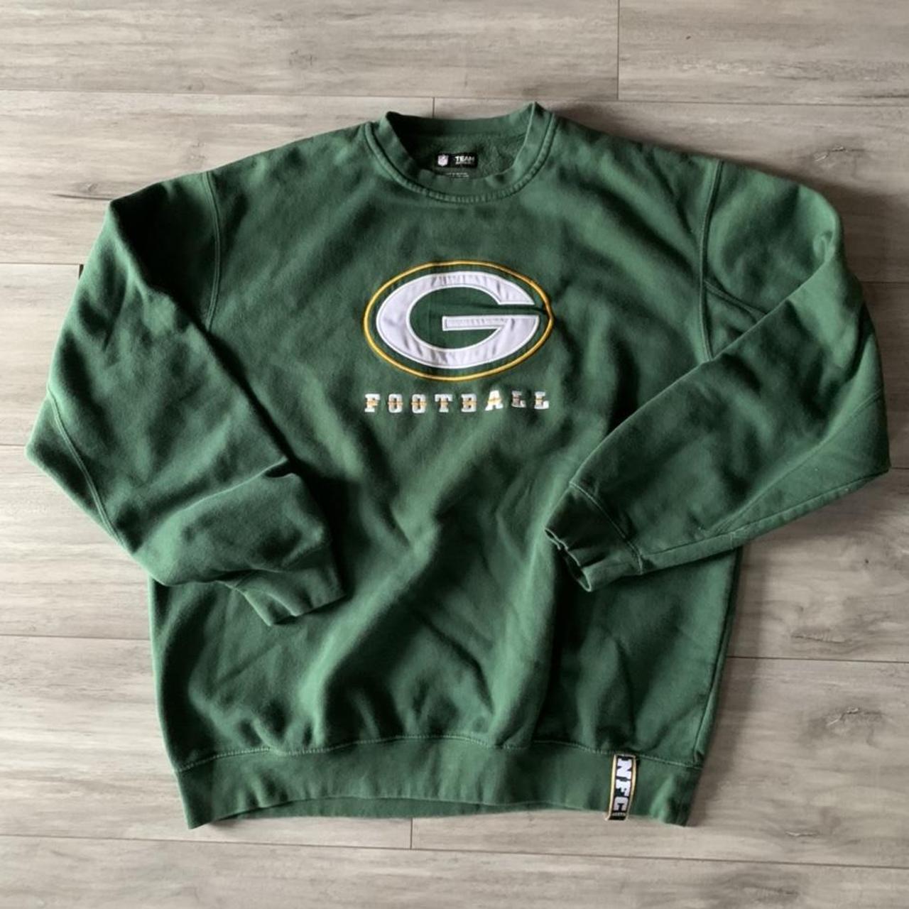 Green Bay Packers NFL Team Apparel Crewneck... - Depop