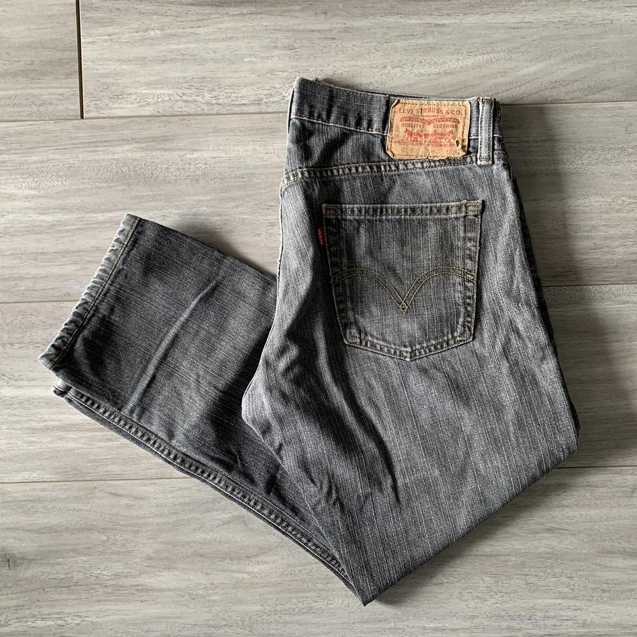 Vintage Levis 514 Slim Straight Charcoal Denim. Depop