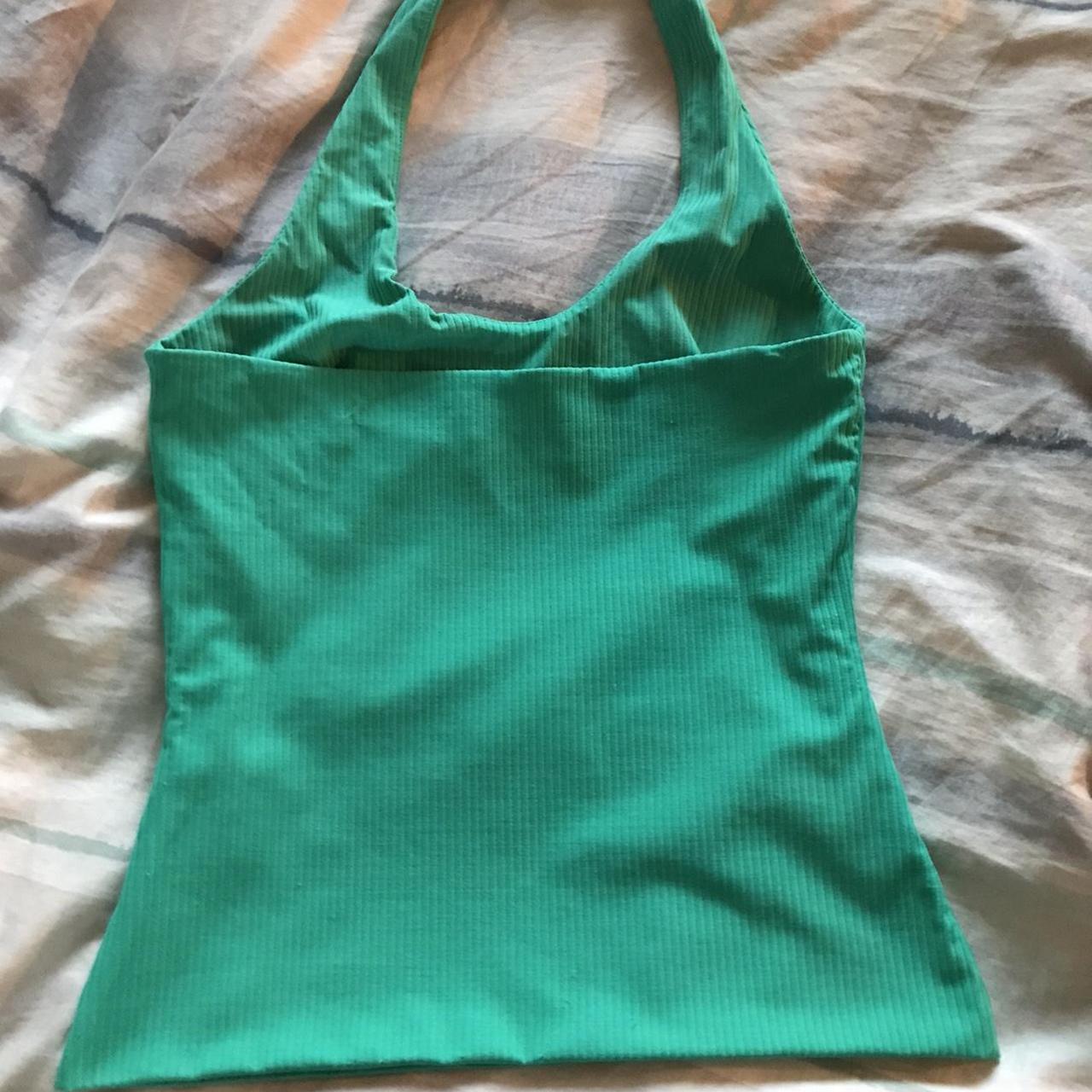 SOLD DO NOT BUY Super cute green halter kookai top... - Depop