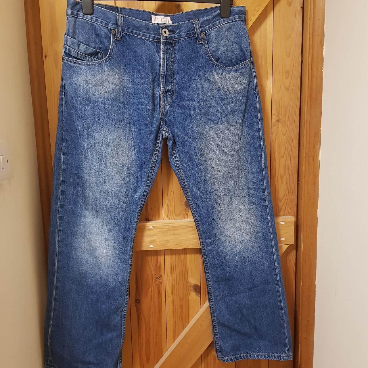 Firetrap Men's Blue Jeans | Depop