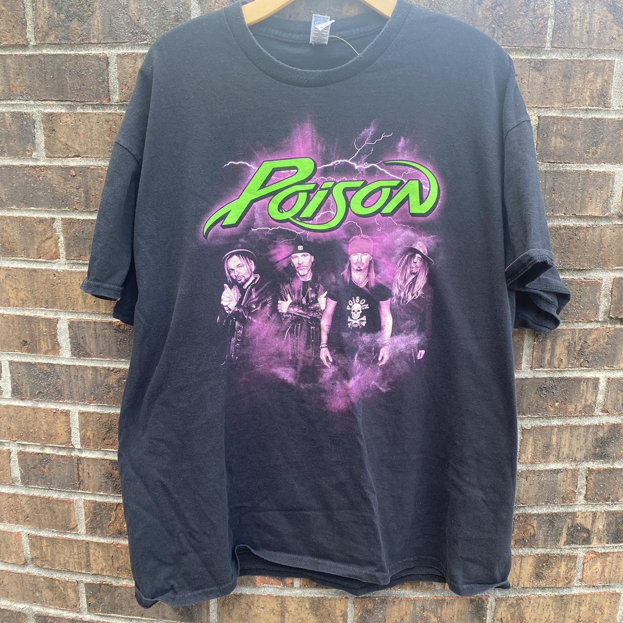 poison band tour shirt 2022 no know flaws sick | Depop