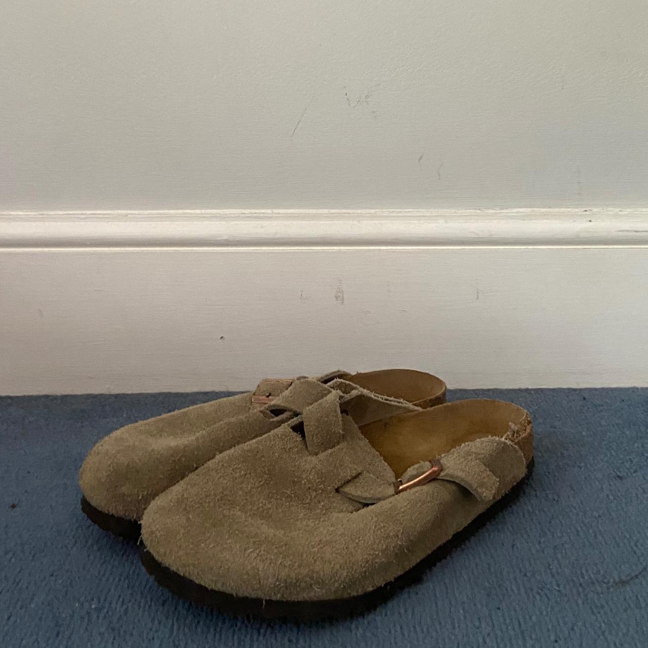 metallic taupe birkenstocks
