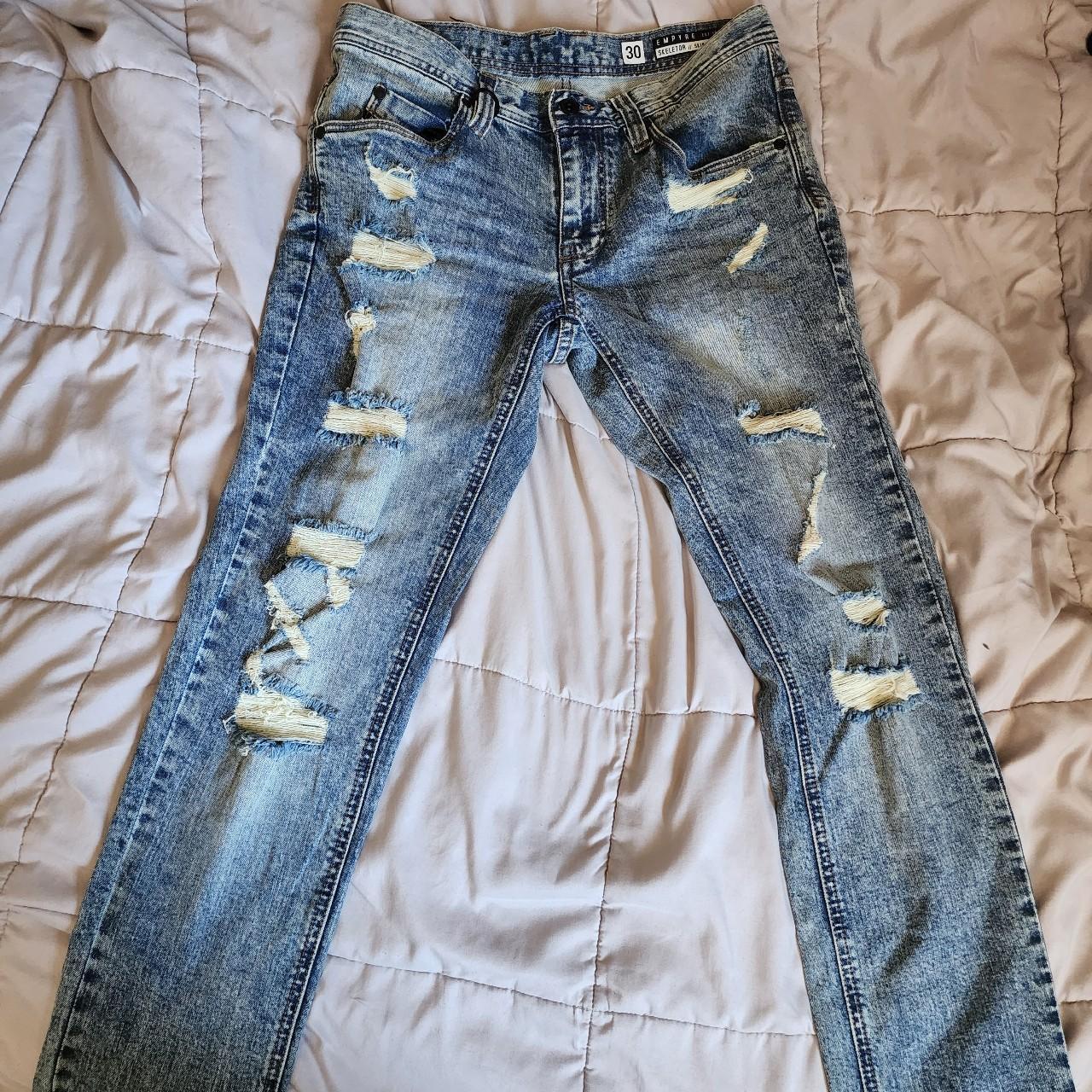 DENIZEN from Levi's Men's 286 Slim Fit Taper Jeans - Blue 28X30