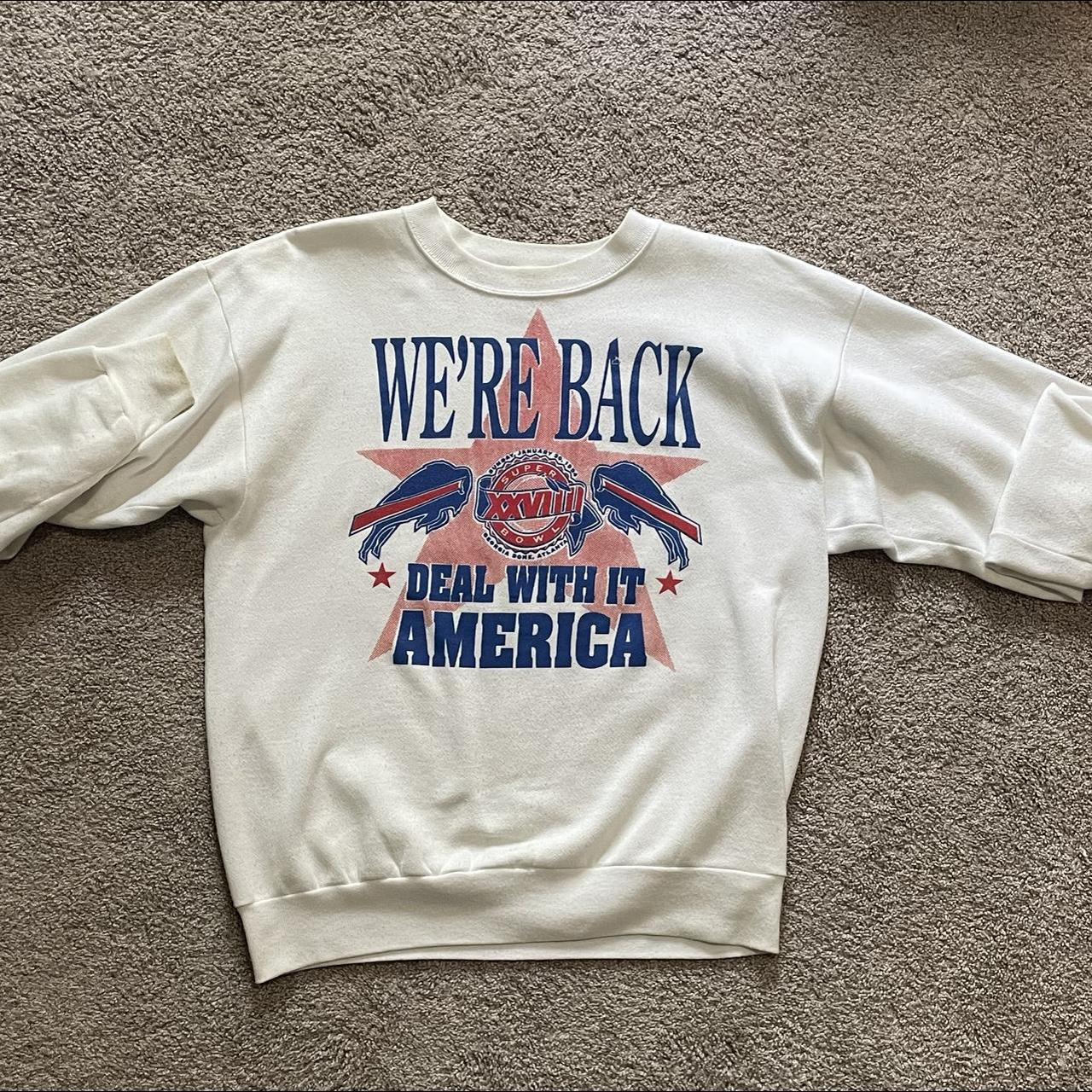 Vintage Buffalo Bills Super Bowl Crewneck Size L