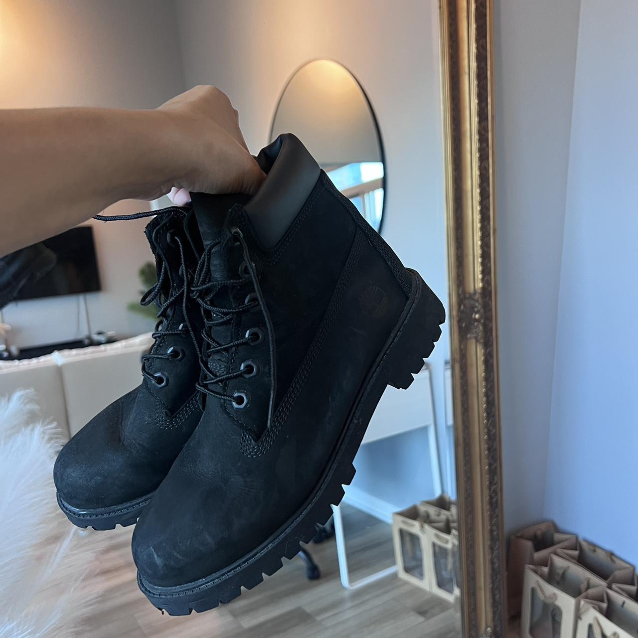 black timbs men's 6.5 | Depop, image size:1280x1280
