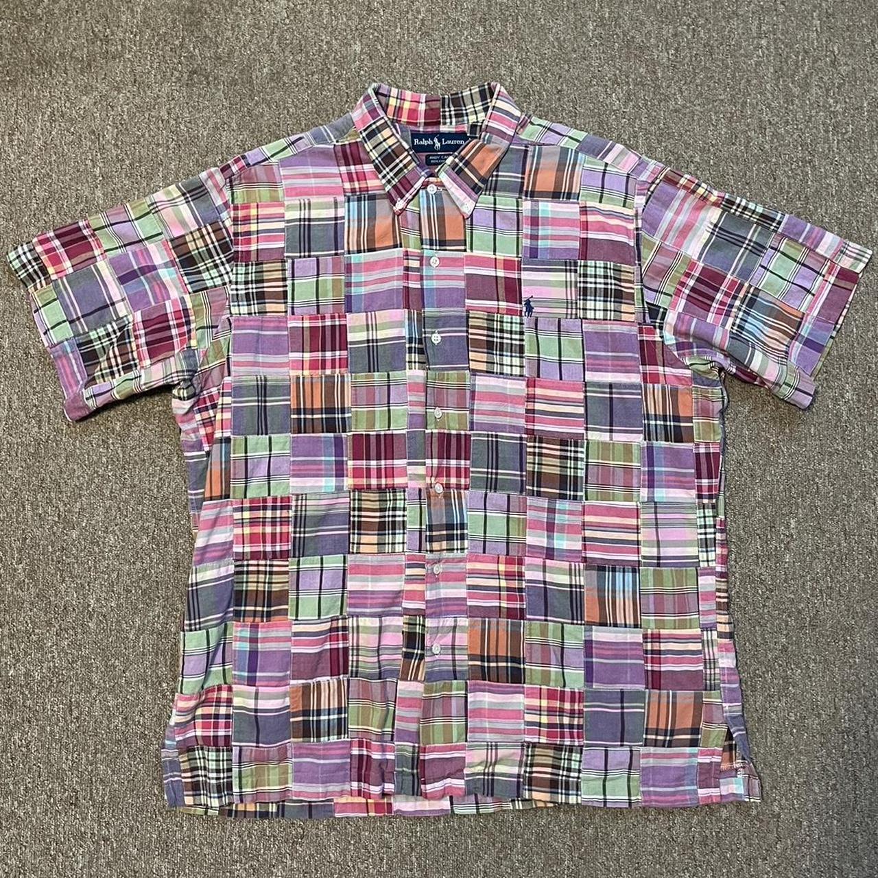 Vintage Polo by Ralph Lauren Andy Camp patchwork... - Depop