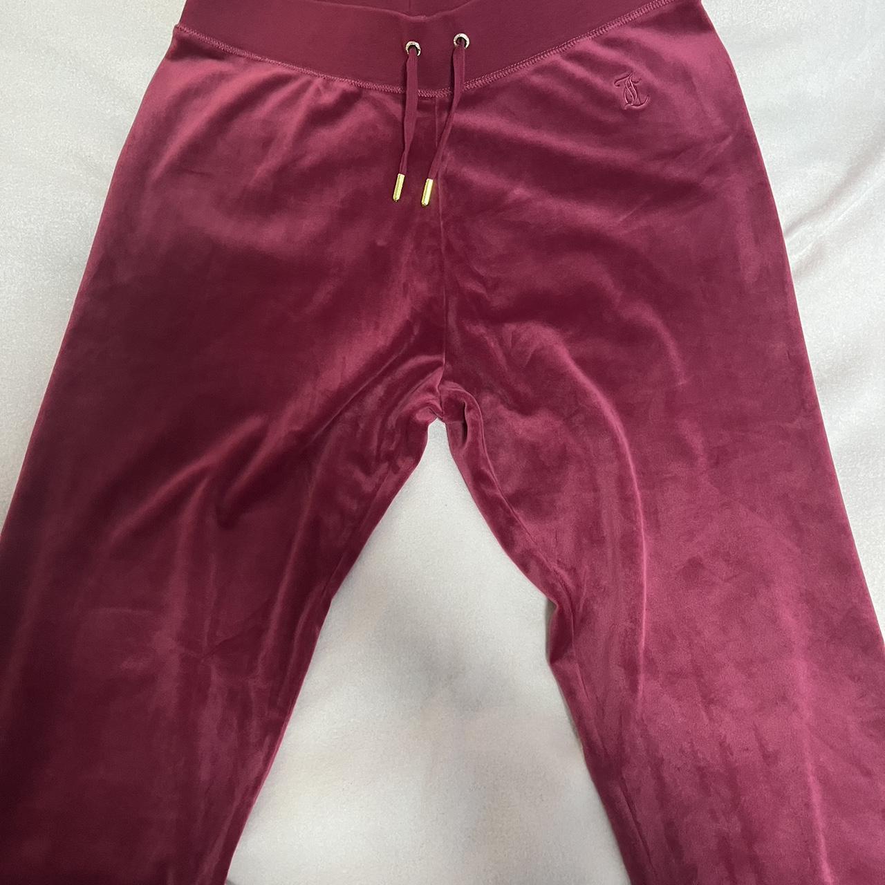 Pink juicy tracksuit bottoms💕 Size large and fits... - Depop
