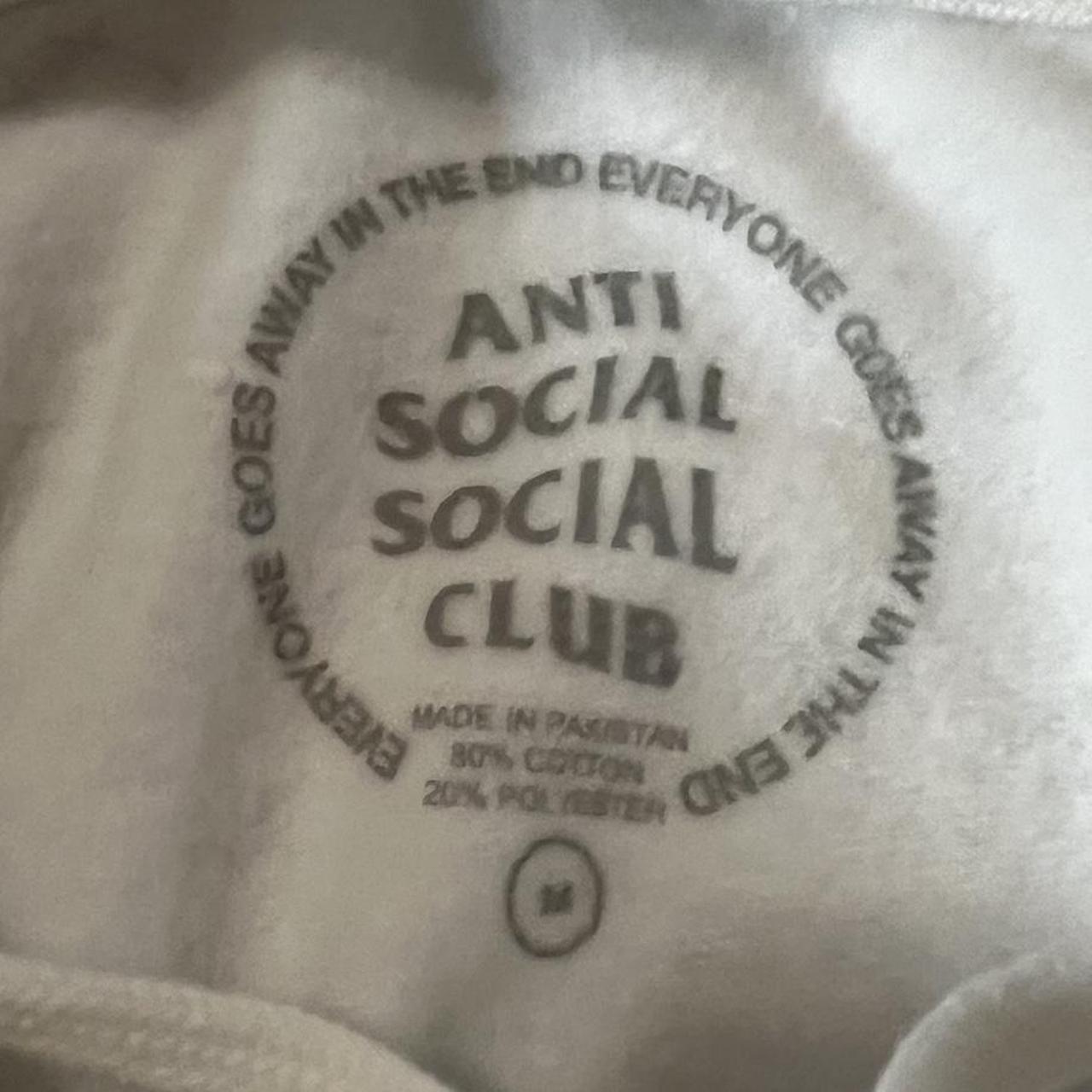 Anti Social Social Club Women's White and Pink Hoodie (4)