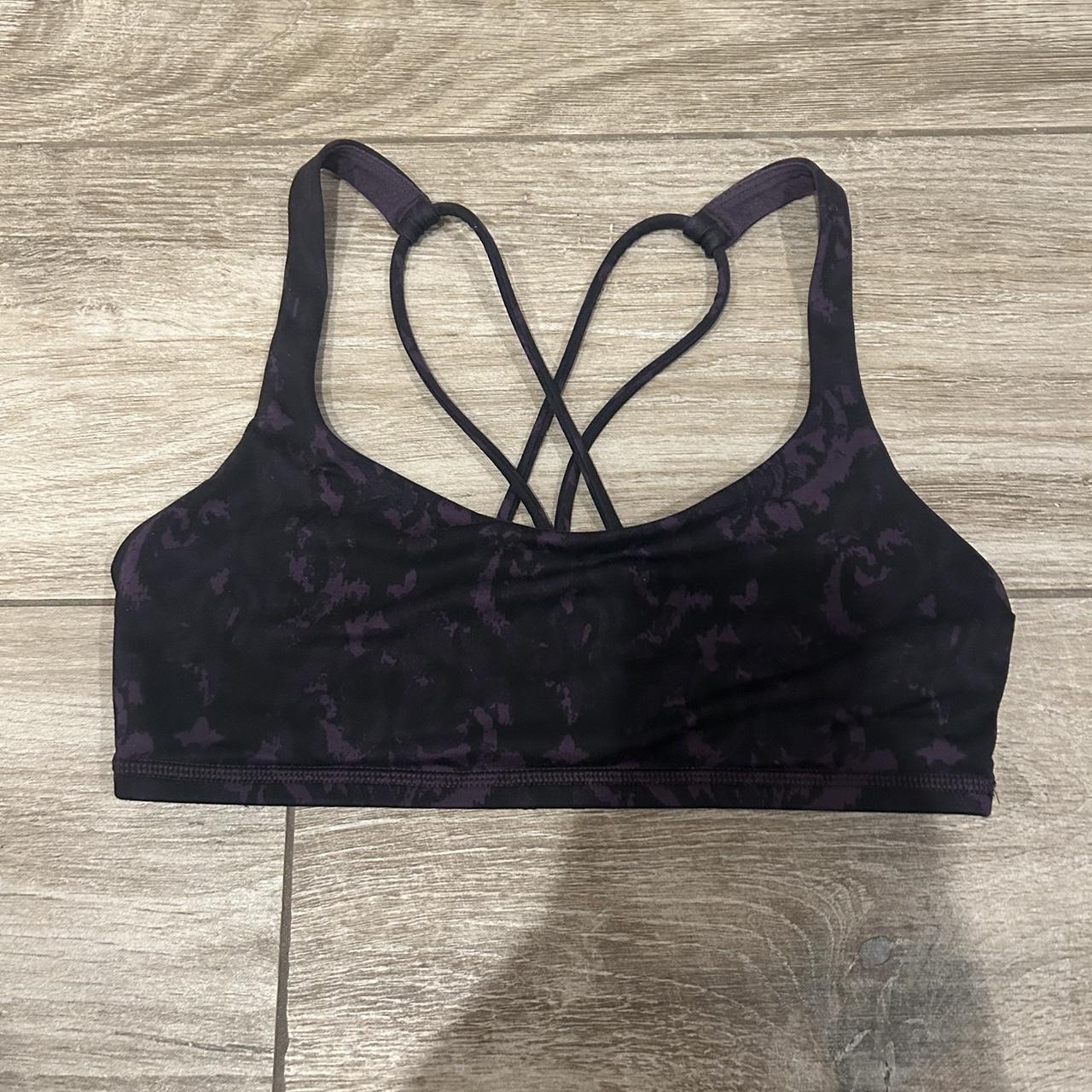 Purple Lululemon Free To Be Bra Size 6 Fits Me And Depop